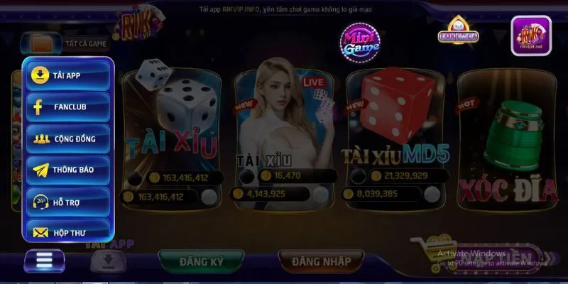 Người chơi liên hệ Rikvip được gì?