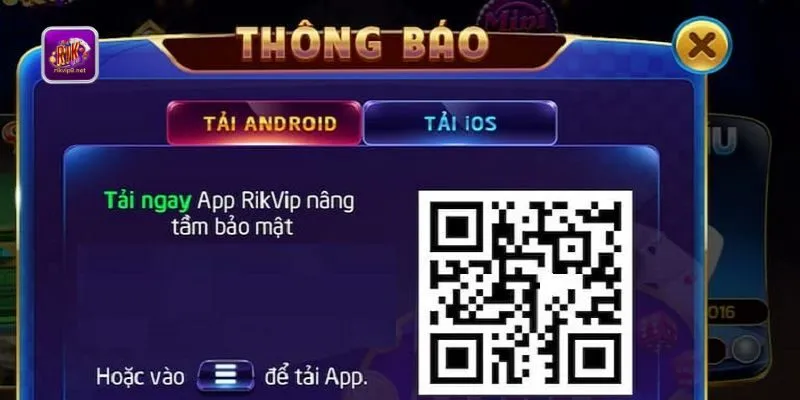Tải app Rikvip về điện thoại đơn giản, tối ưu cho từng hệ điều hành
