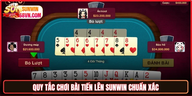 Quy tắc chơi bài Tiến lên Sunwin chuẩn xác